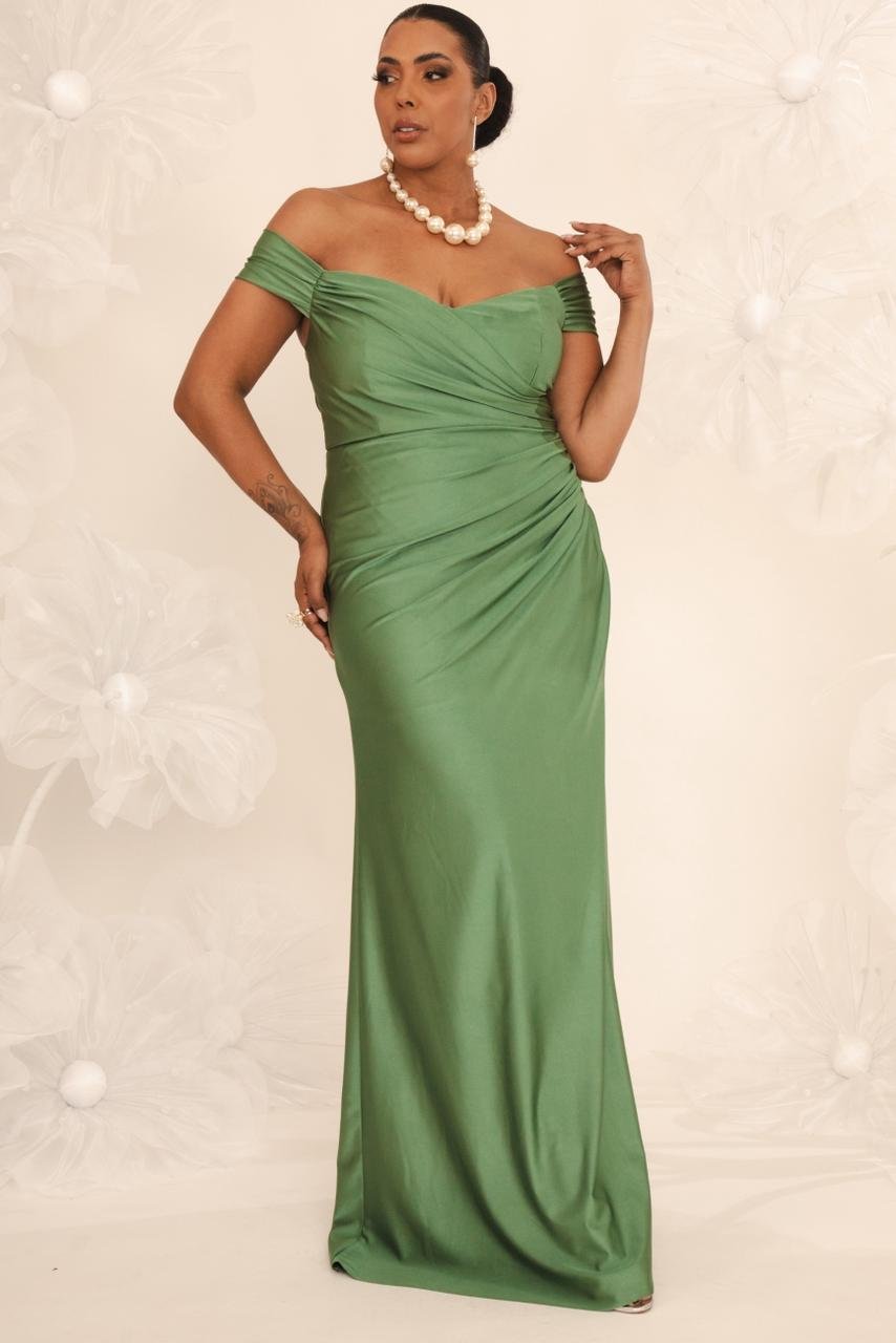 Vestido - Lurex Verde